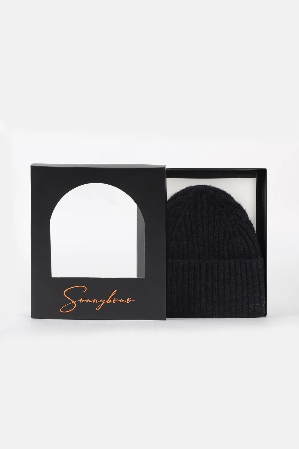 Sonny Bono Cappello Uomo Nero in Scatola Regalo