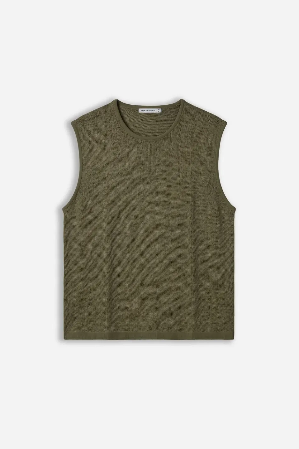 Sonny Bono t-shirt smanicata verde militare