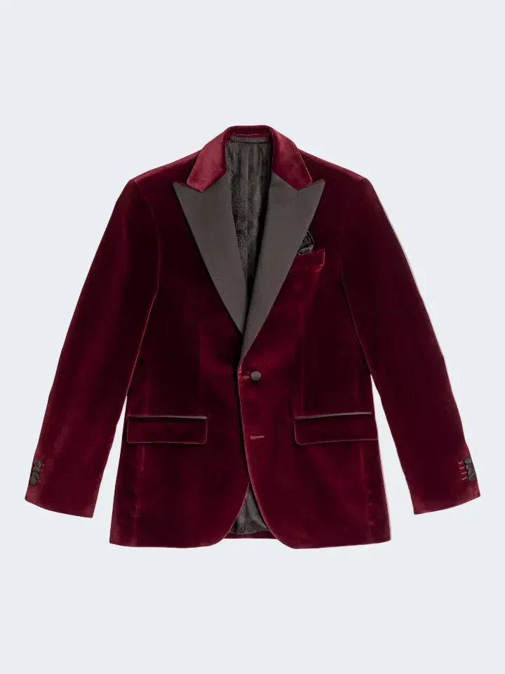 Sand Star Dandy ST blazer velluto rosso