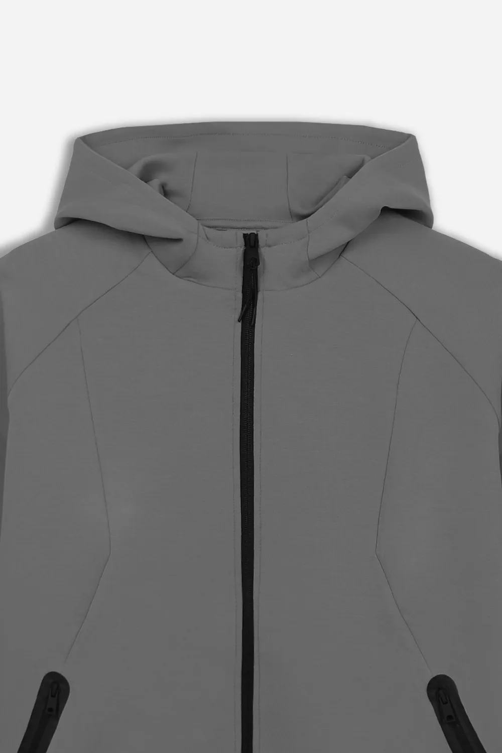 Sonny Bono Cappuccio Felpa Grigio Scuro Zip