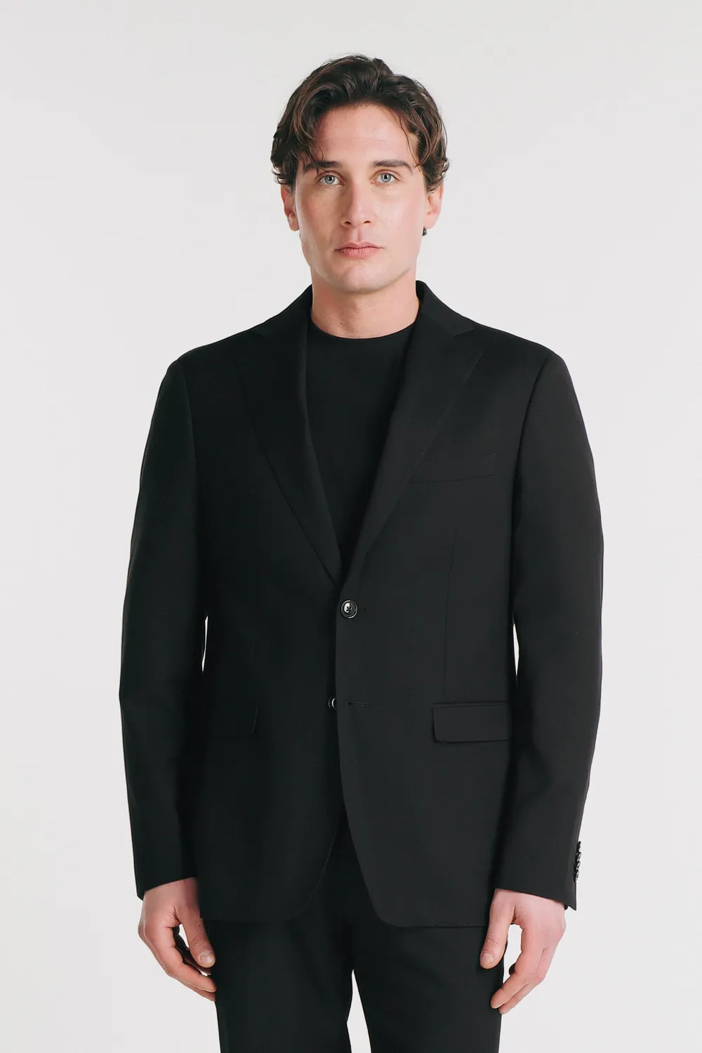 Sonny Bono giacca da abito slim fit nera