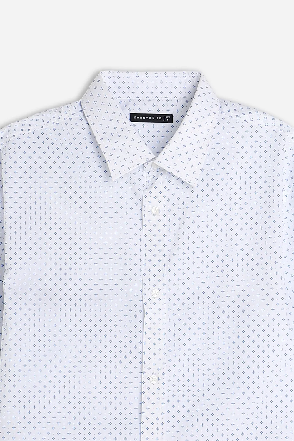 Sonny Bono NI 02083CM 326 camicia bianco microfantasia