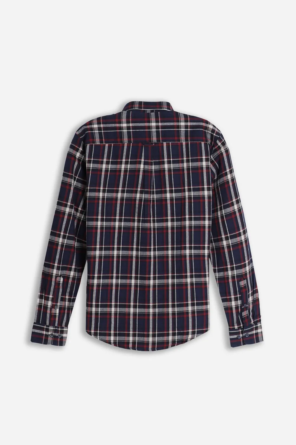Sonny Bono Camicia Flanella a Quadri Blu