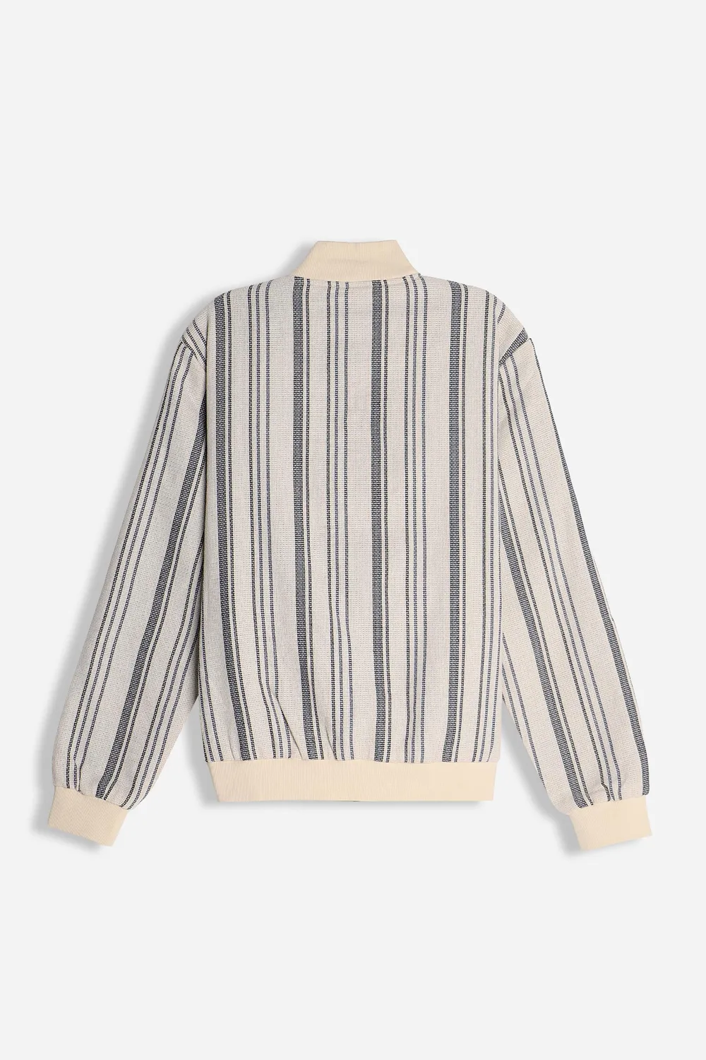 Sonny Bono Bomber Misto Lino Giubbotto Beige