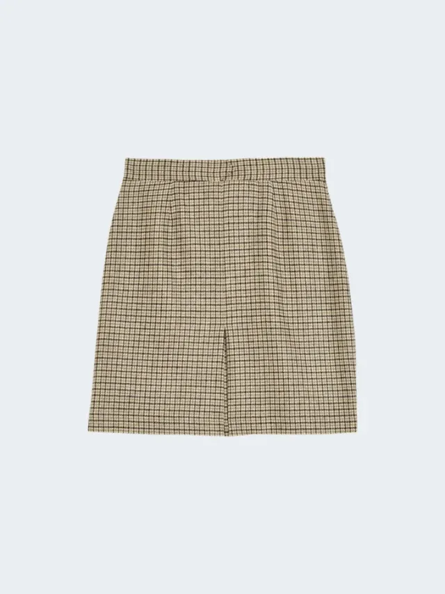 Sand Menswear Karen Short 6018W gonna lana pieghe
