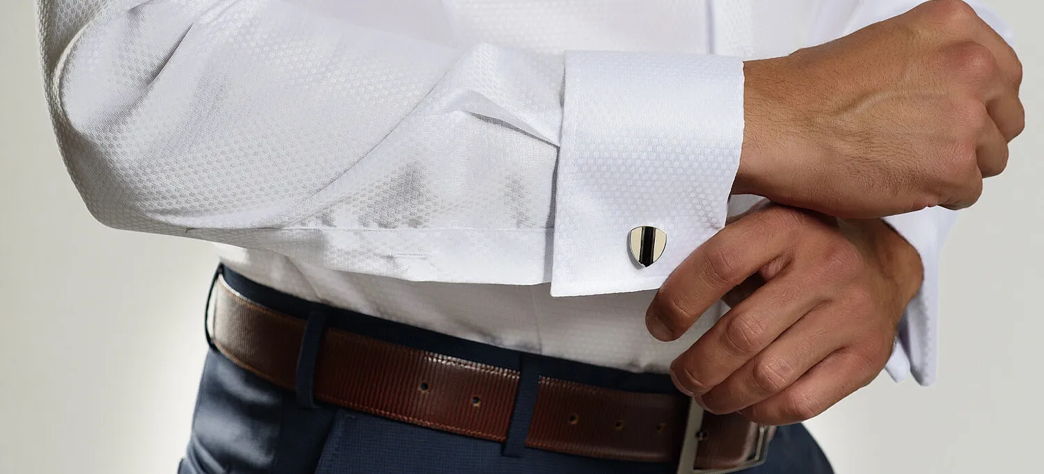 Alain Delon camicia Extra Slim Fit bianca cerimonia