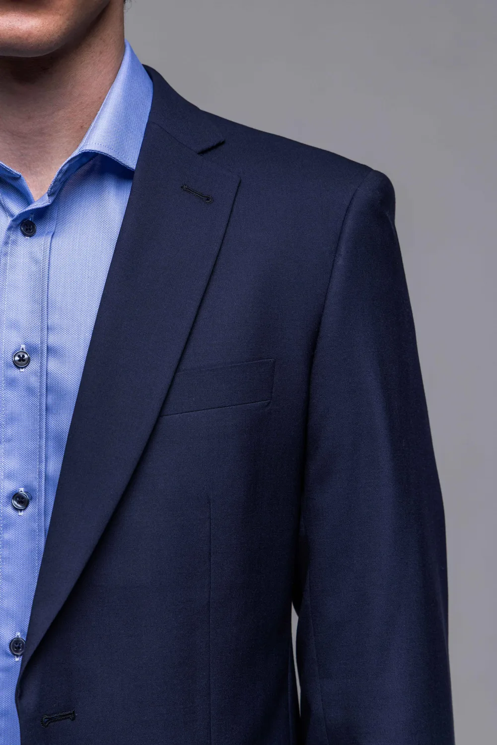 Alain Delon Basic Giacca Abito Blu Slim Fit