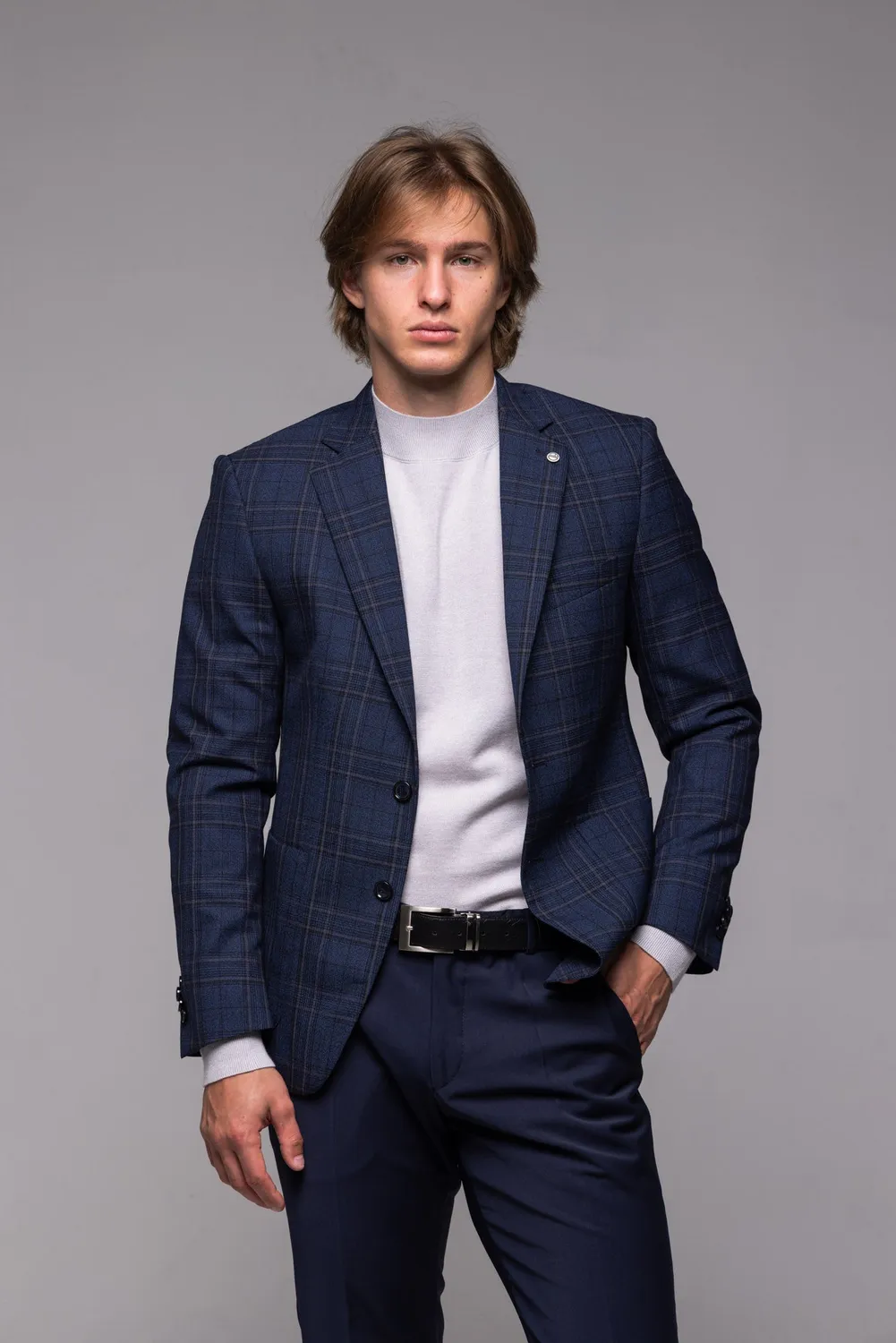 Alain Delon Blazer 13401 Quattro Stagioni Monopetto