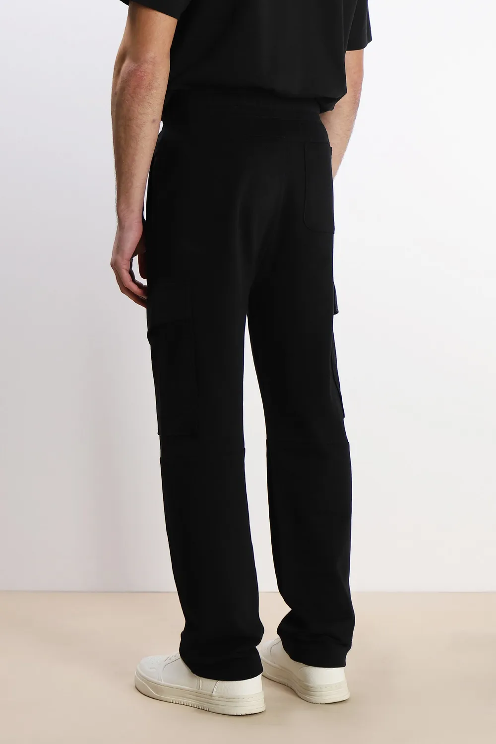 Sonny Bono Pantalone Jogger Felpa Coulisse Nero
