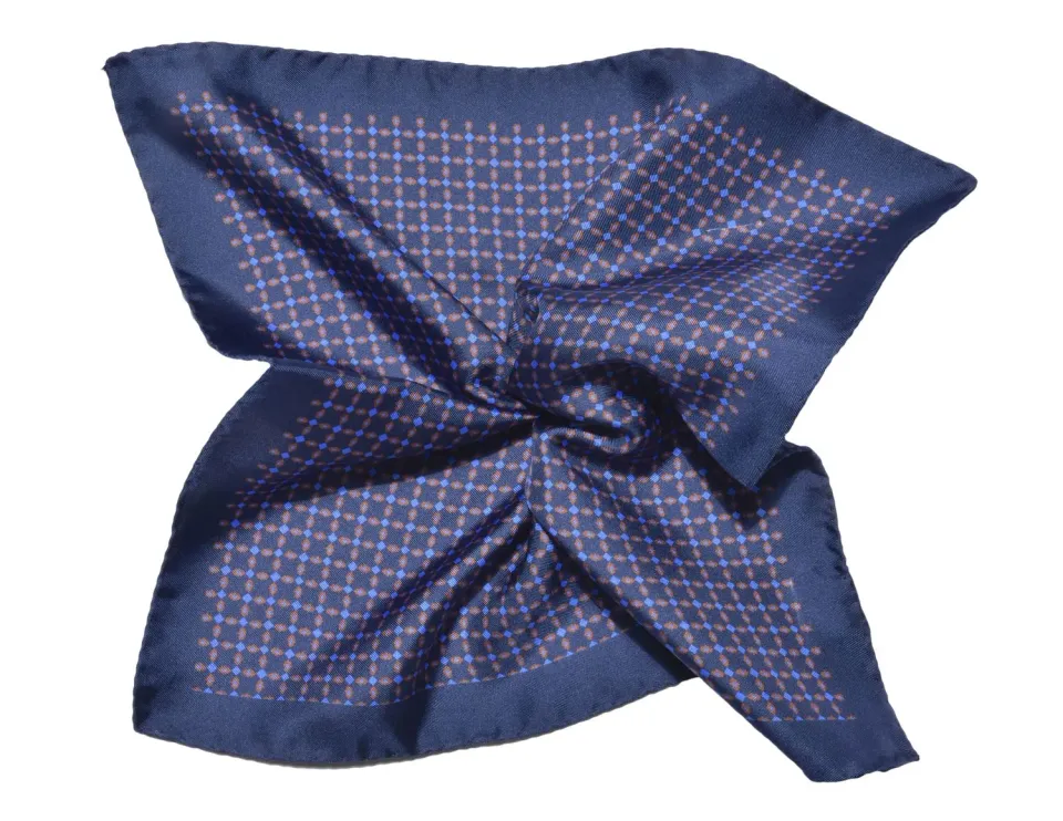 Alain Delon pochette seta fazzoletto taschino fatto a mano