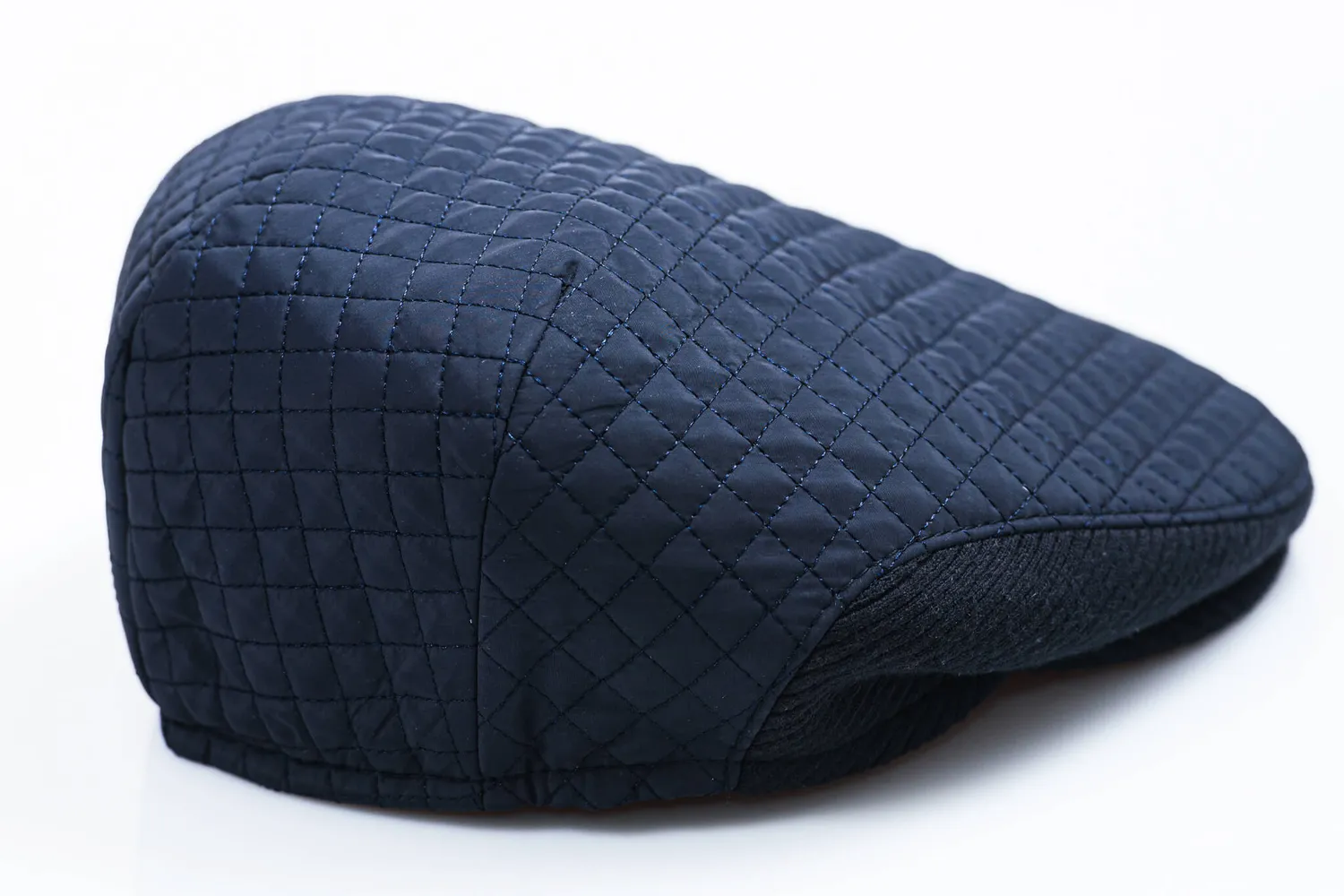 Alain Delon Blue Cap berretto invernale blu imbottito M