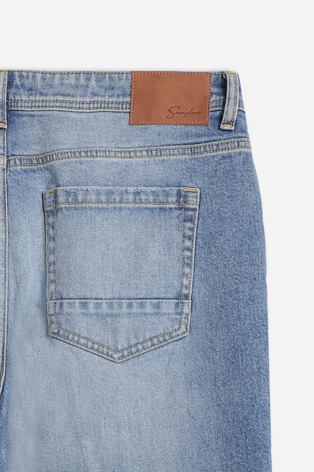 Sonny Bono Slim Cropped Jeans Lavaggio Denim