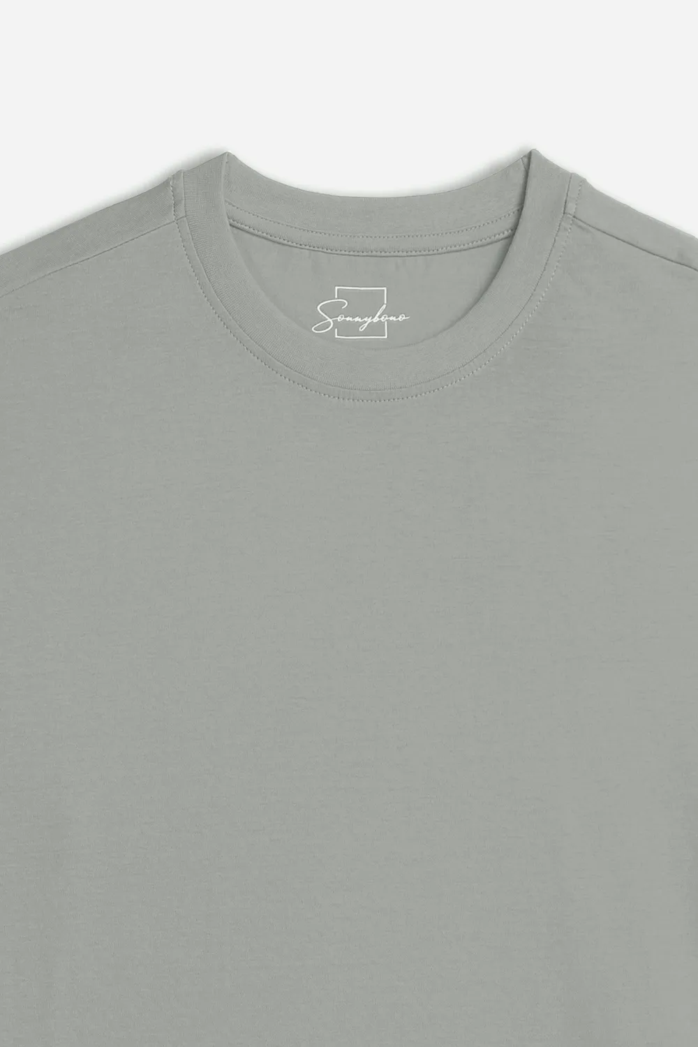 Sonny Bono t-shirt girocollo basic grigio scuro