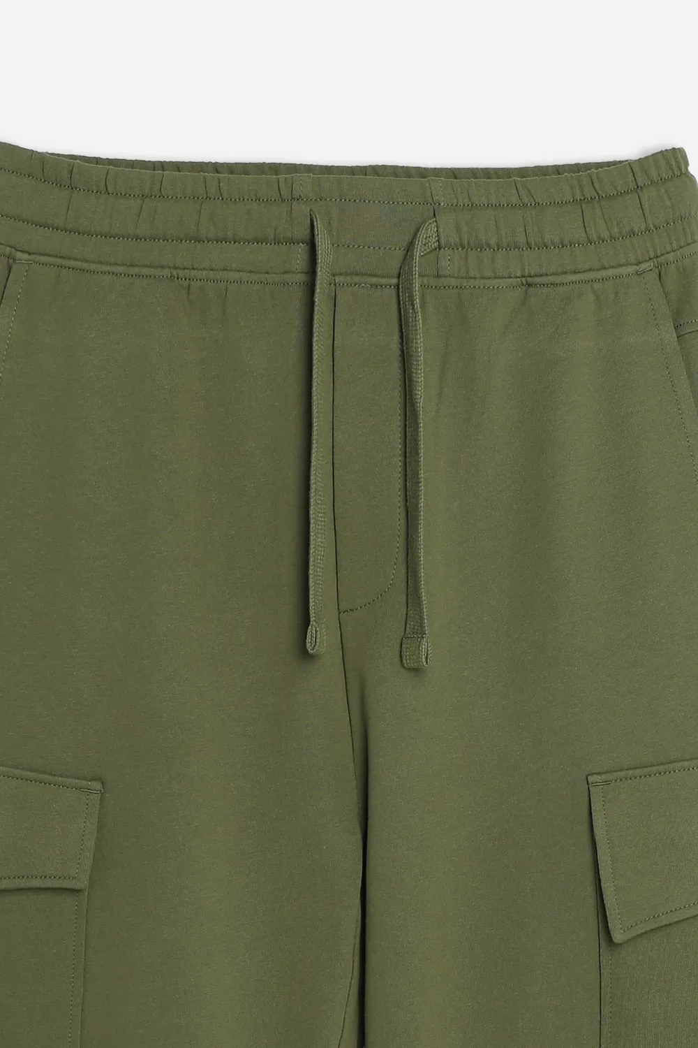 Sonny Bono pantalone jogger felpa verde militare coulisse