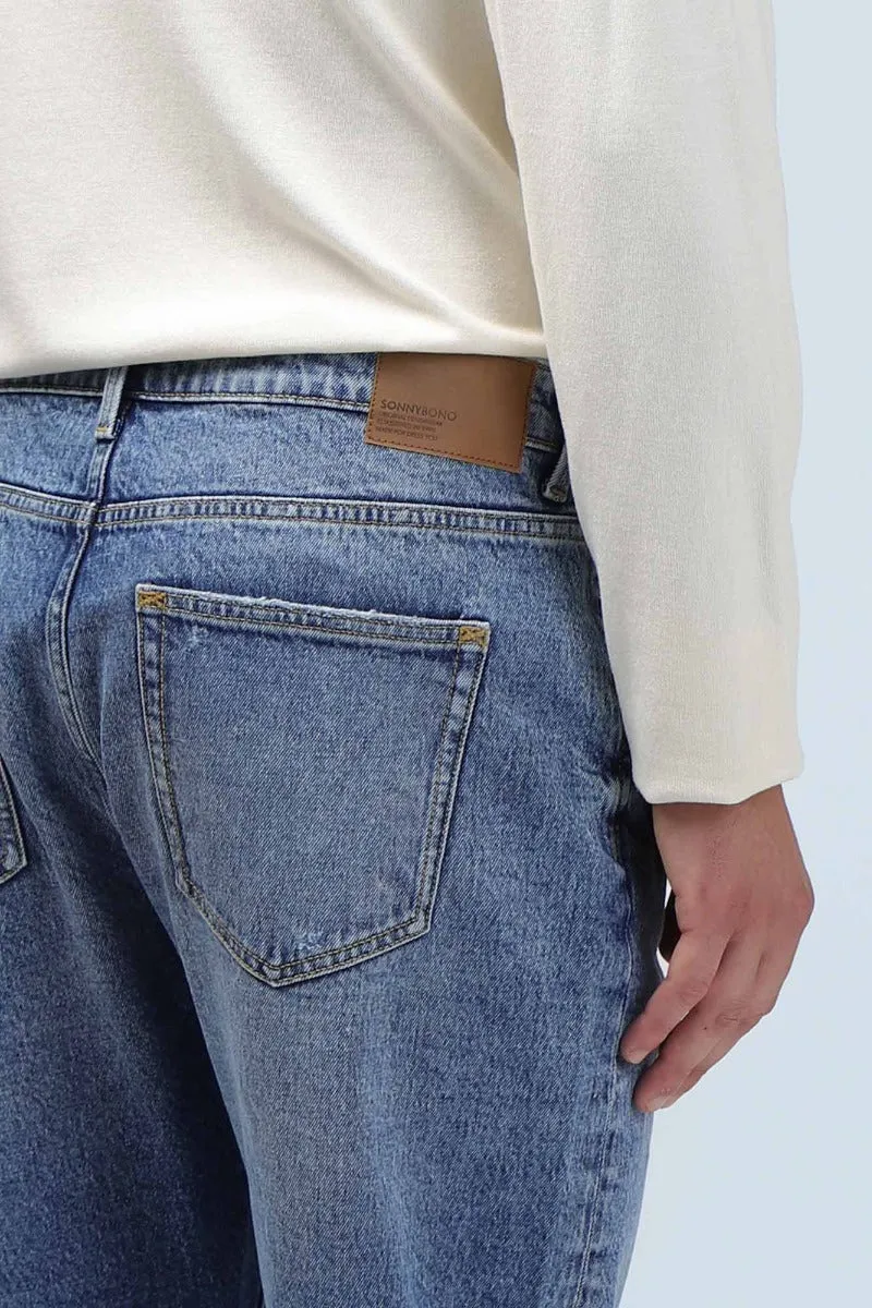 Sonny Bono Jeans Carrot Fit Denim Uomo