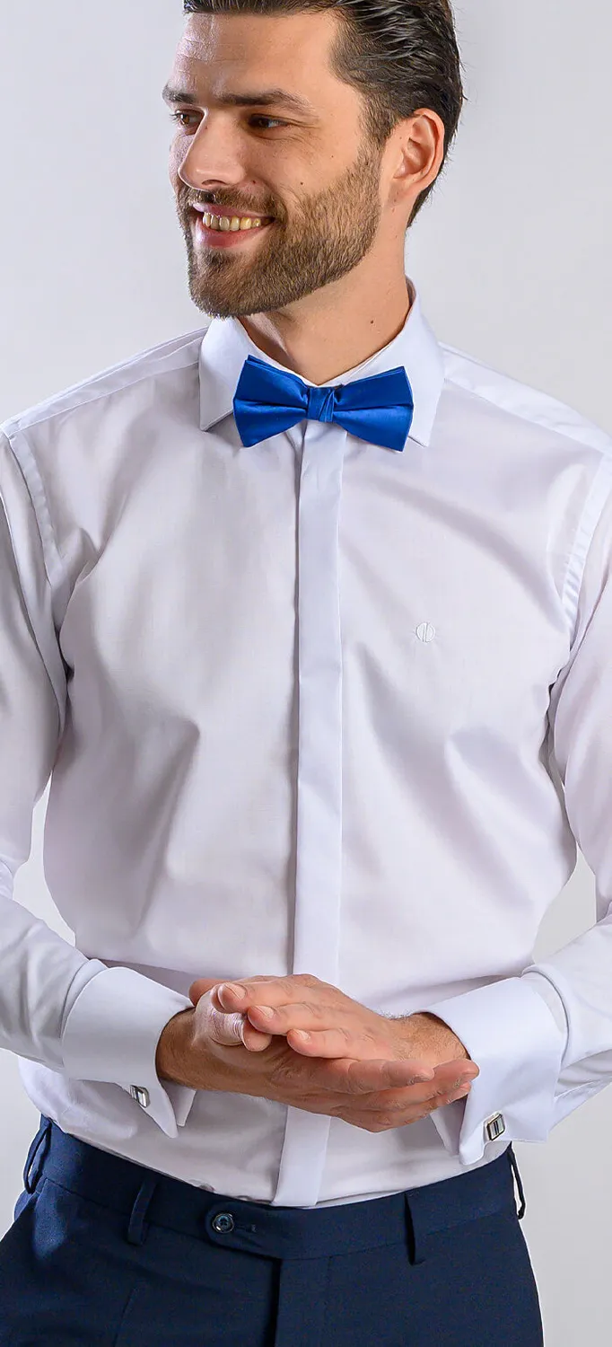 Alain Delon camicia bianca extra slim cerimonia