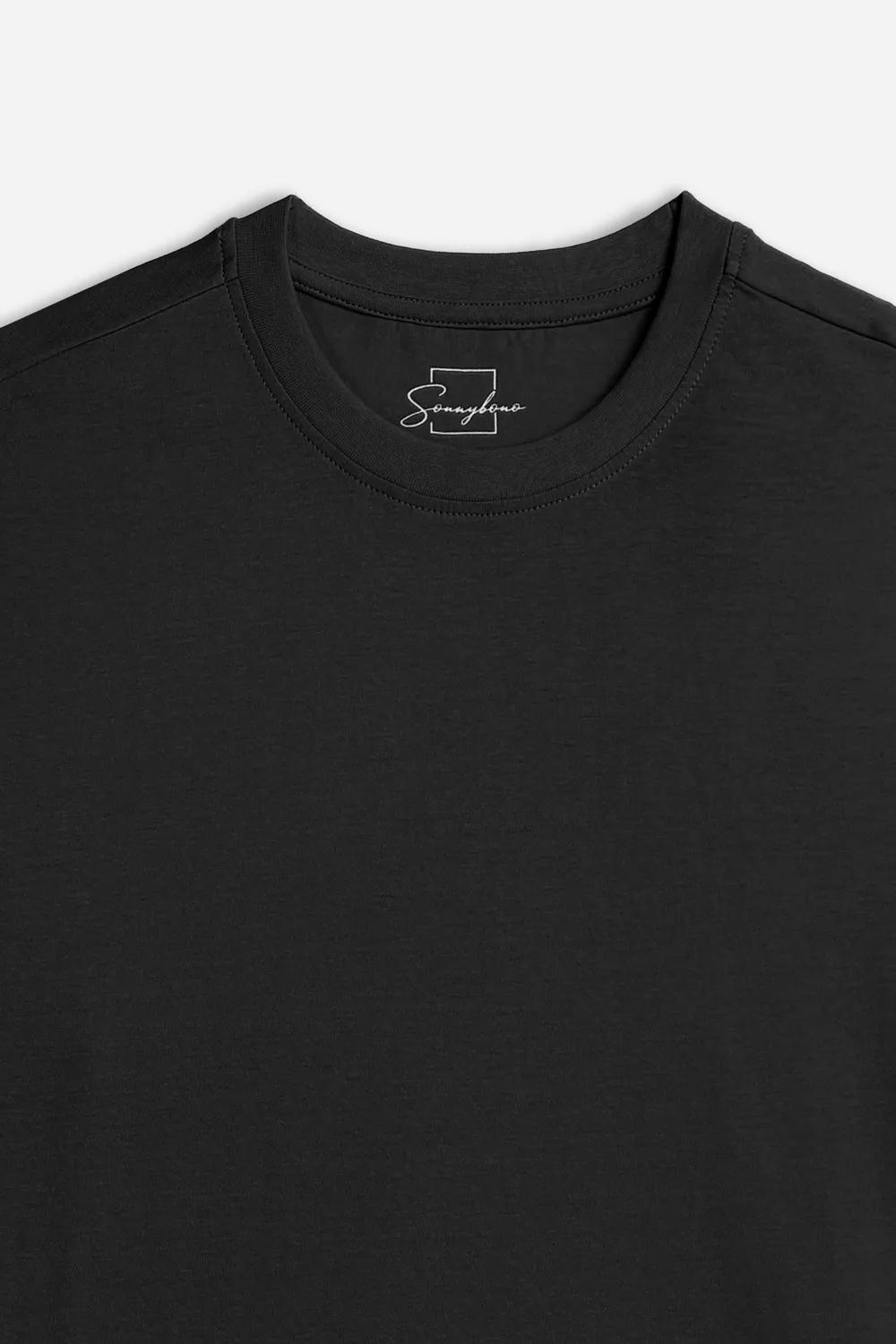 Sonny Bono Basic t-shirt girocollo nera manica corta