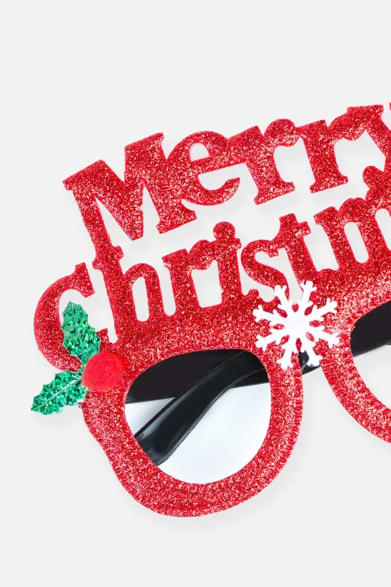 Sonny Bono occhiali natalizi rossi gadget Natale