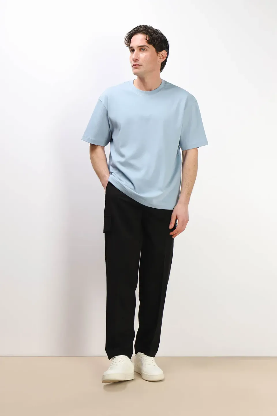 Sonny Bono Girocollo Over Fit T-Shirt Polvere