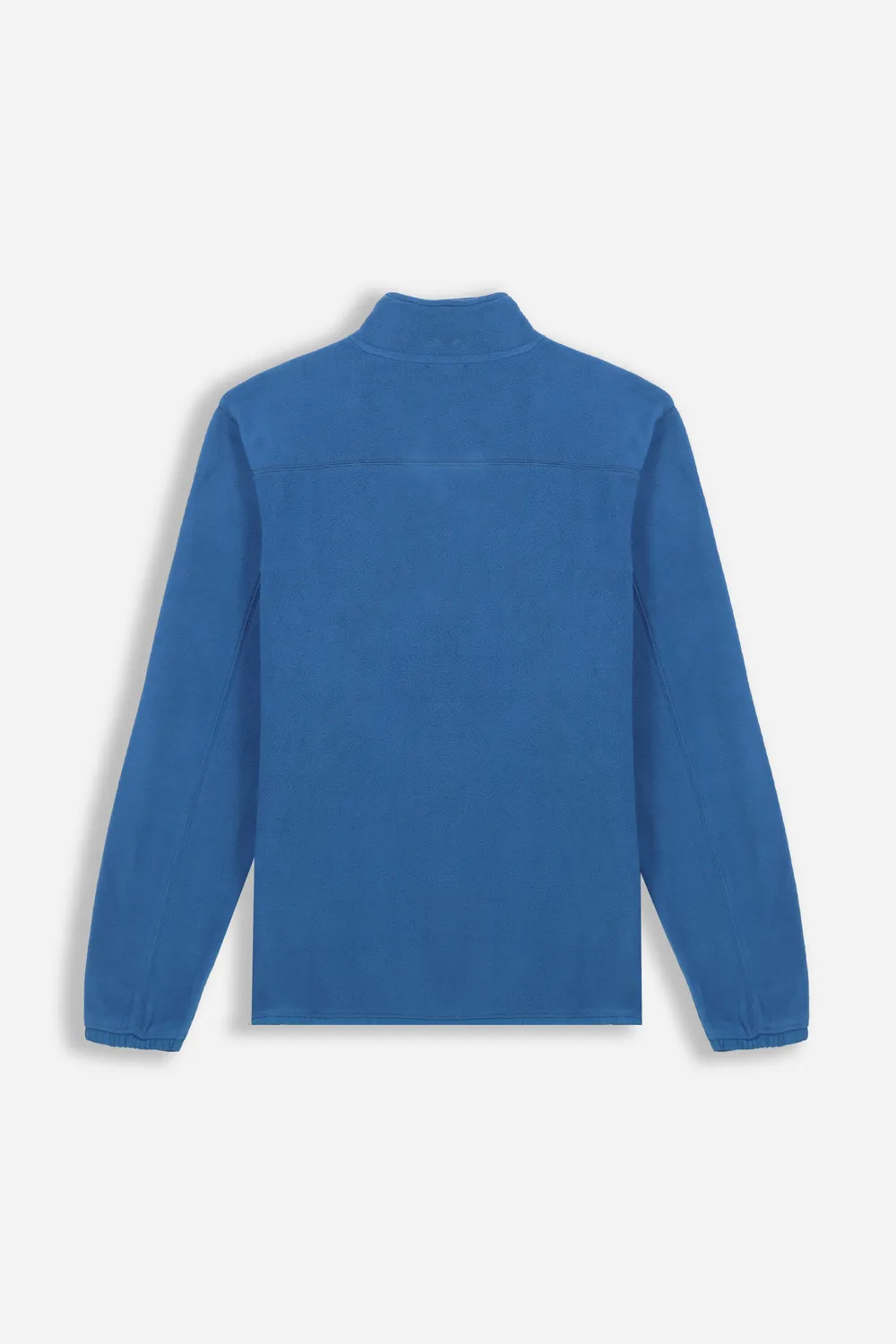 Sonny Bono felpa mezza zip pile color petrolio