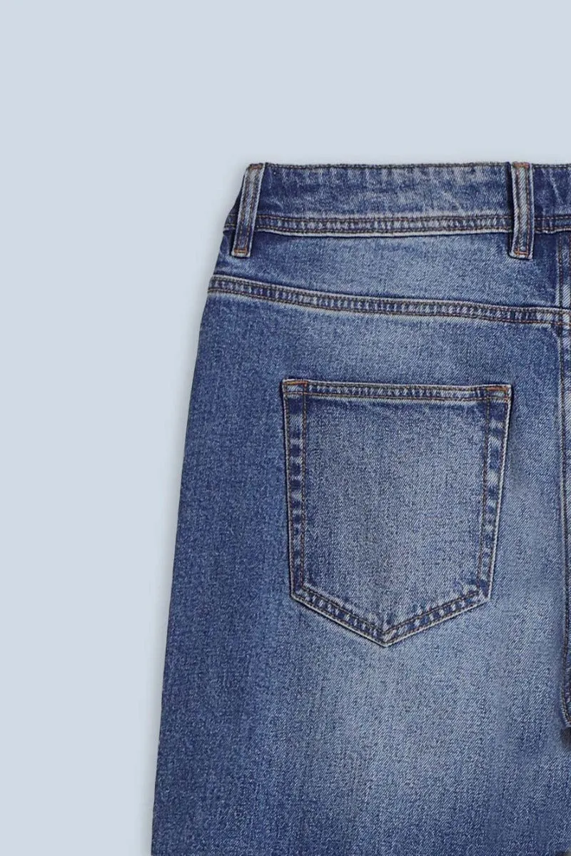 Sonny Bono jeans slim cropped indaco