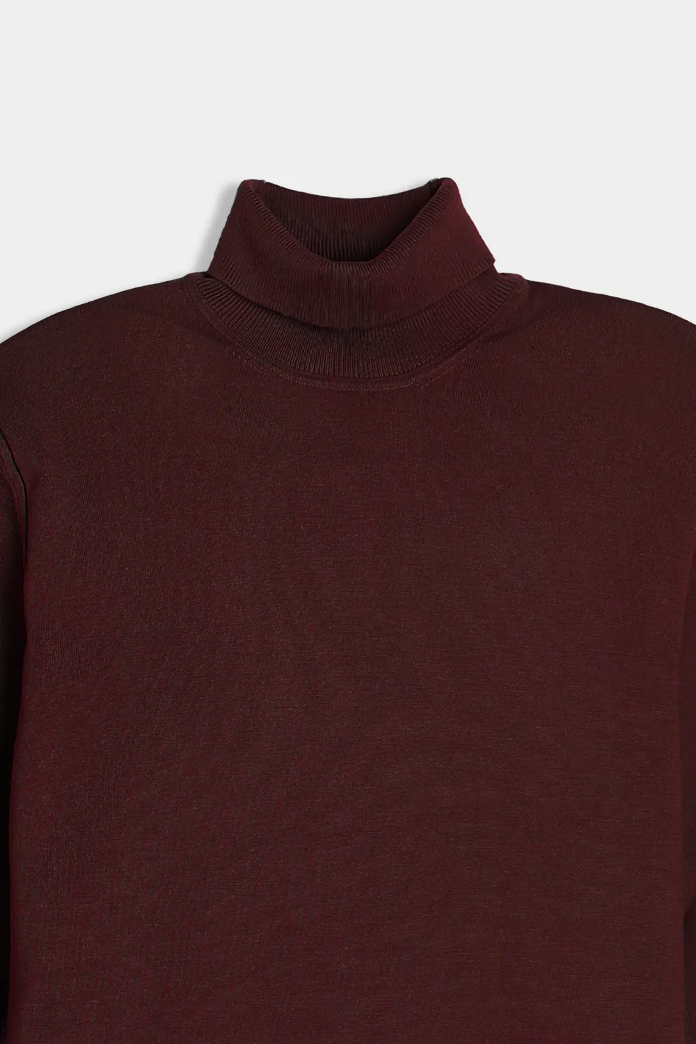 Sonny Bono maglia dolcevita vinaccia leggera elasticizzata