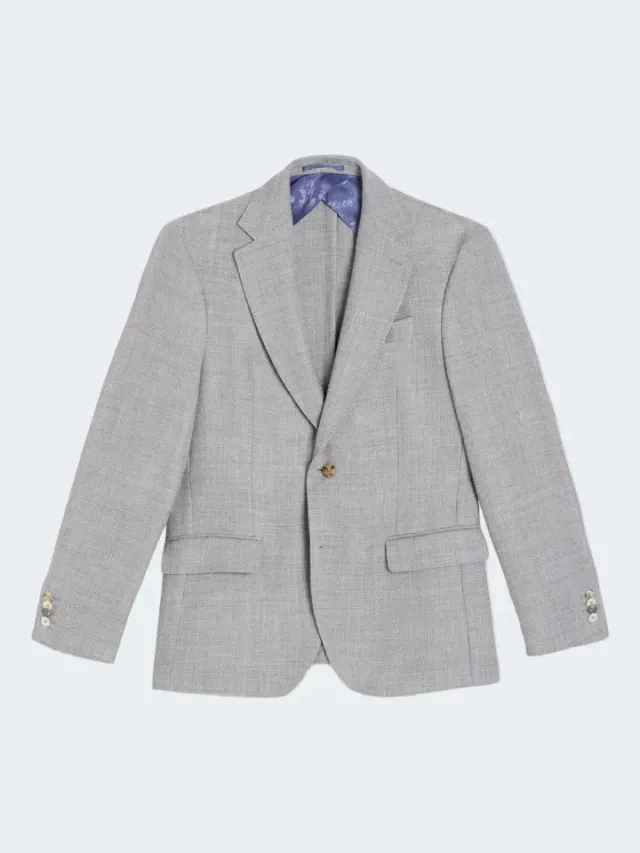 Sand Menswear Sherman Easy blazer lana grigio fumo