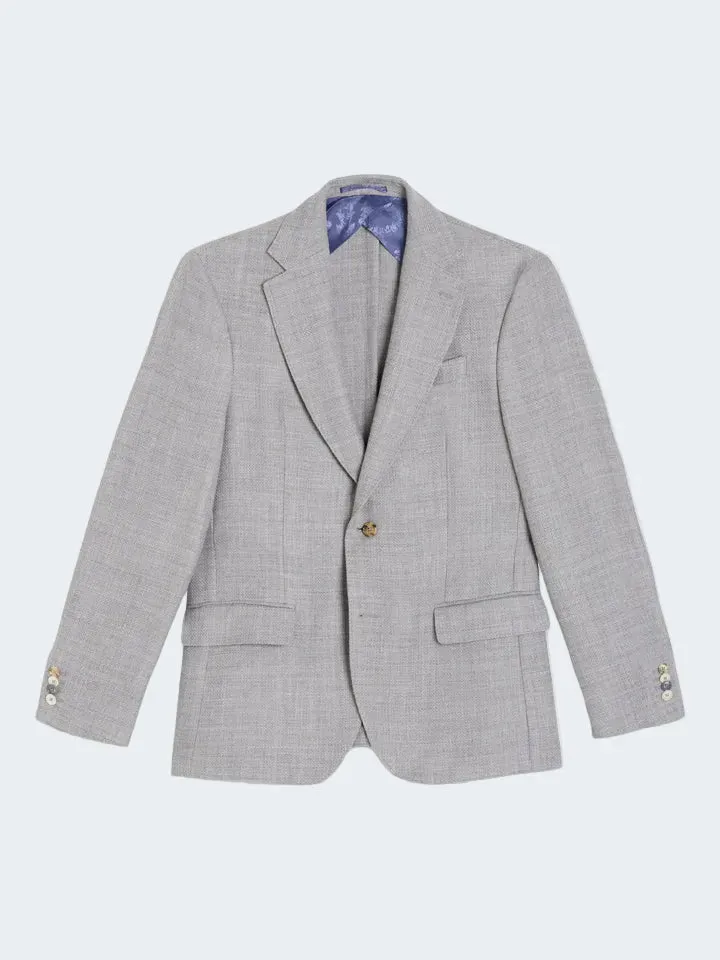 Sand Menswear Sherman Easy blazer lana grigio fumo