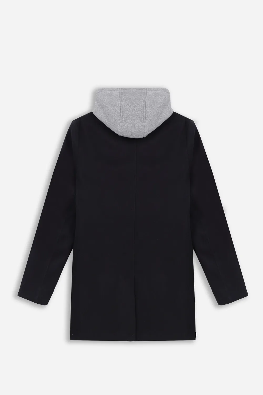 Sonny Bono baronetto cappotto cappuccio nero