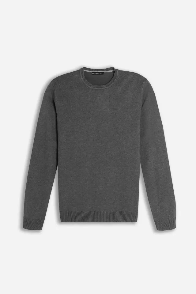 Sonny Bono ZK 06100MG 326 maglia girocollo grigio antracite