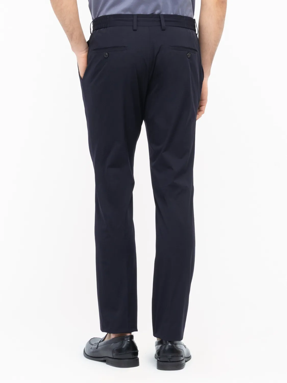 Paoloni Pantalone Jogging Tecnico Nylon Blu