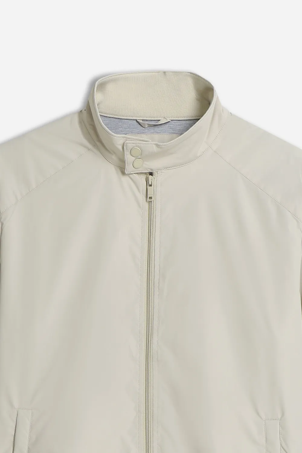 Sonny Bono bomber collo in piedi beige in poliestere