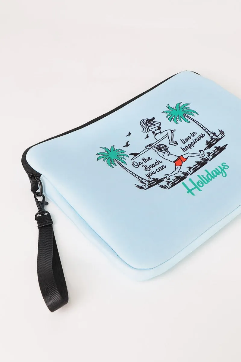 Sonny Bono Pochette Grande Stampa Cielo Scuba 32x24