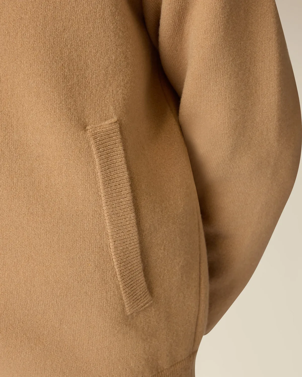 Lardini Bomber Beige Panna in Maglia Lana Nylon