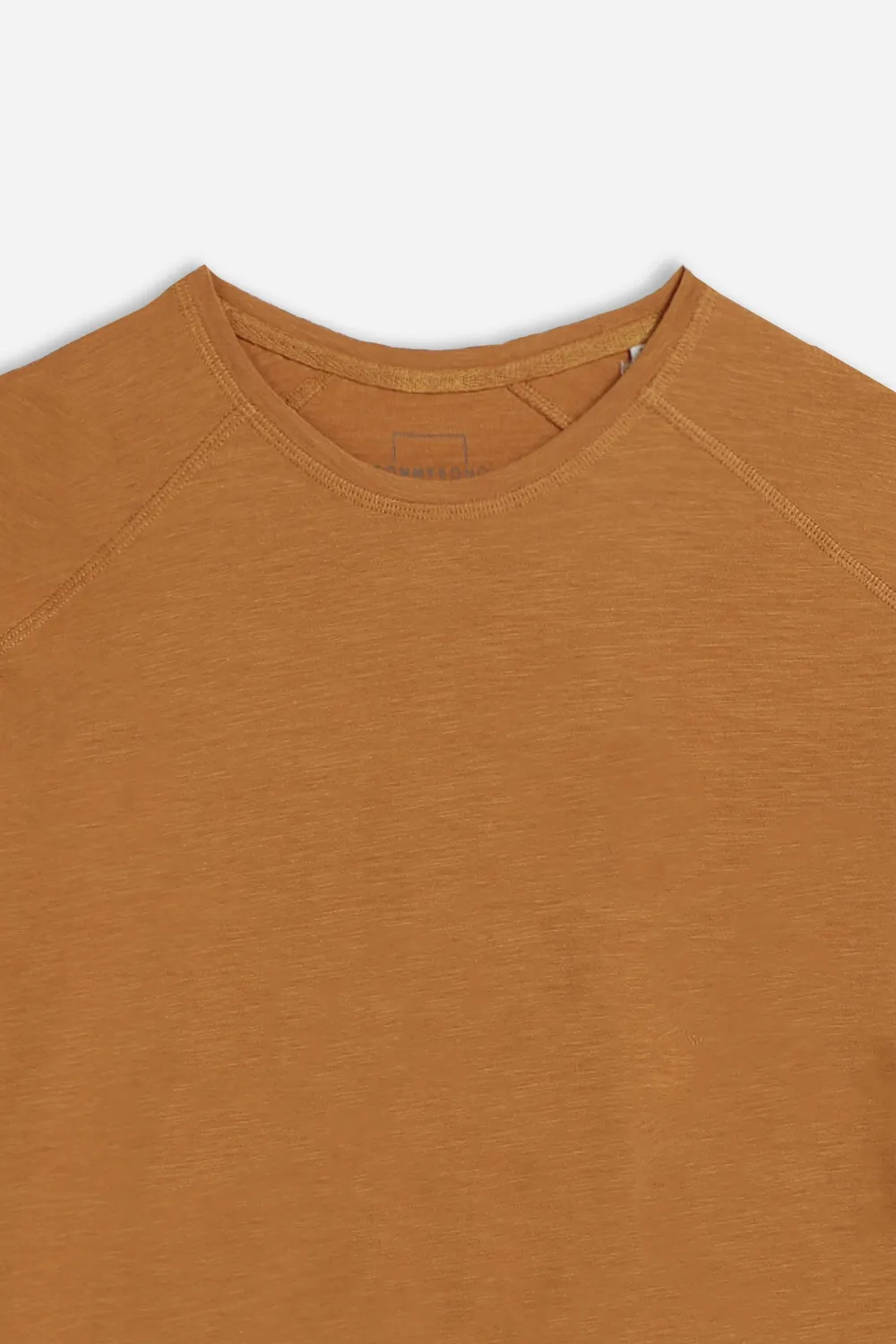 Sonny Bono Basic Slub t-shirt cognac girocollo