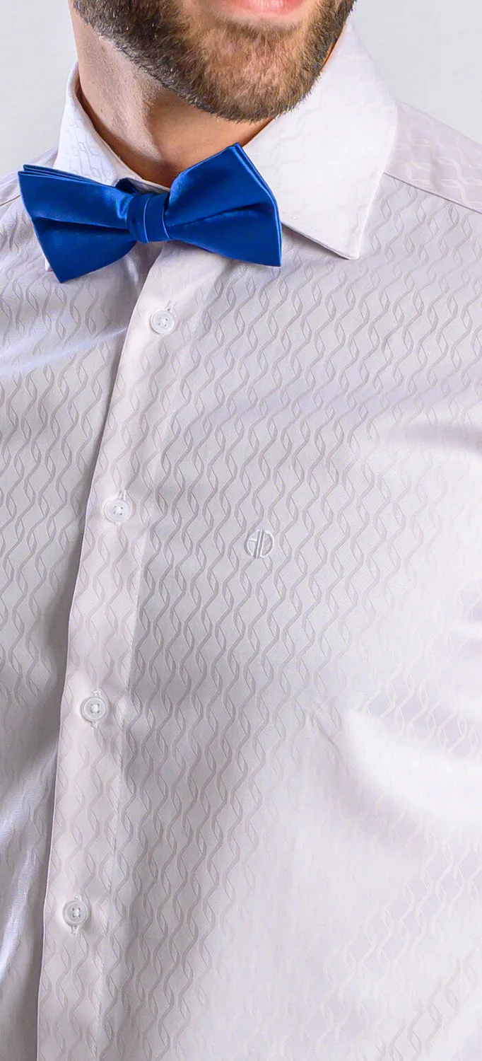Alain Delon camicia rosa pallido extra slim fit cotone