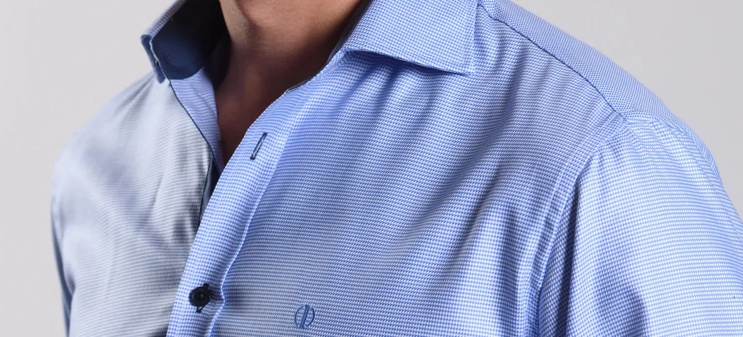 Alain Delon camicia azzurra extra slim fit Getzner