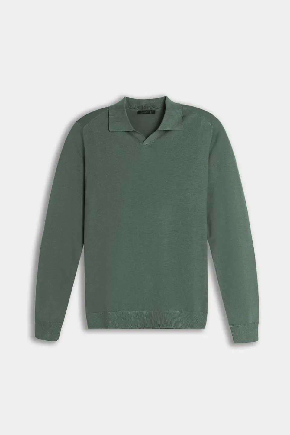 Sonny Bono maglia polo collo derby verde bosco