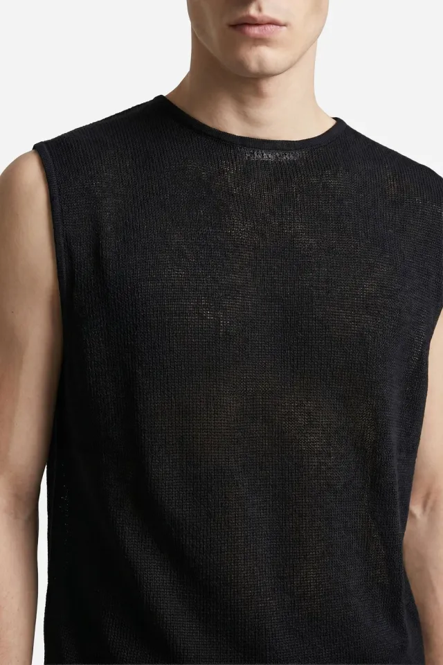 Sonny Bono T-Shirt Smanicata Nera Maglina Cotone