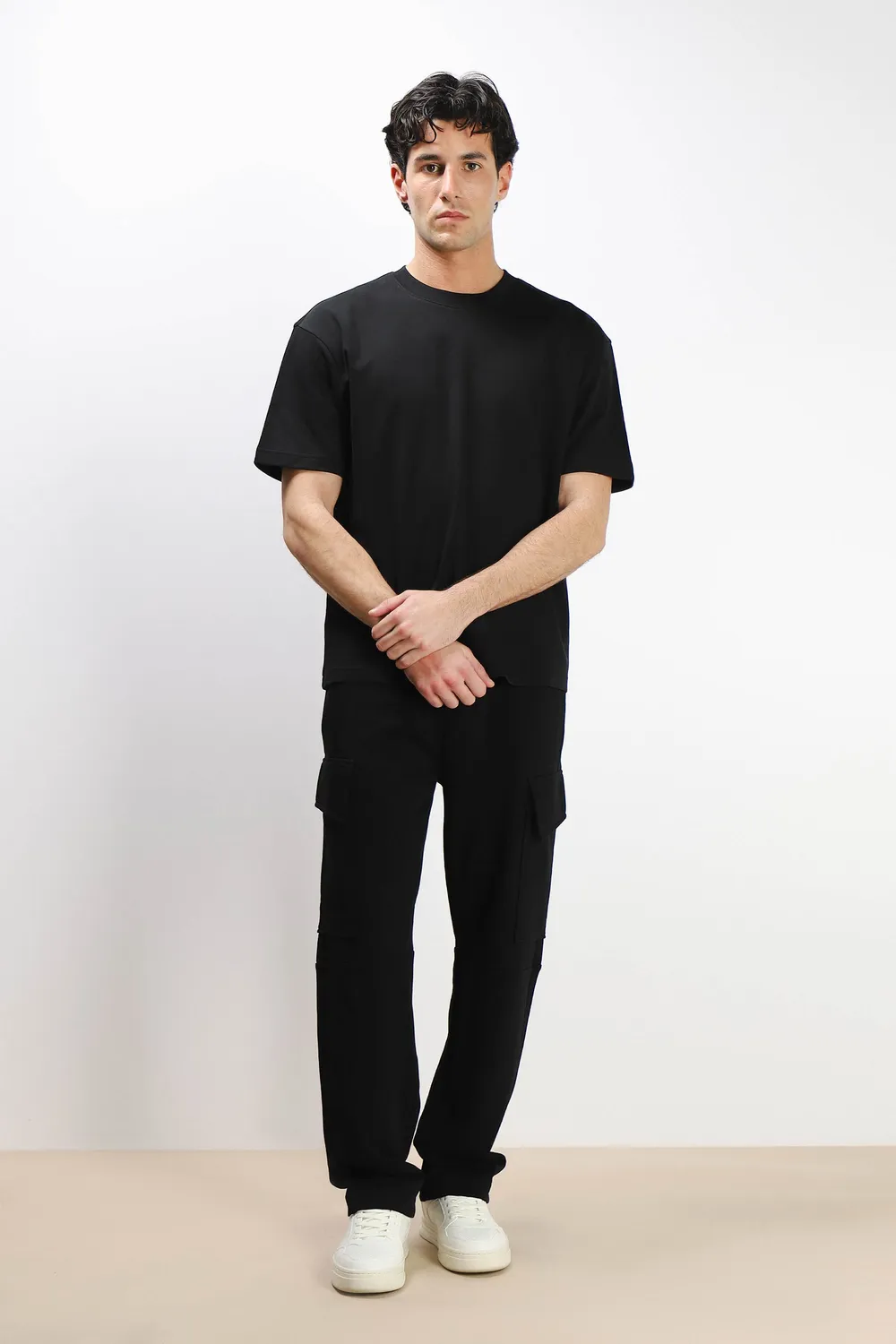 Sonny Bono Over t-shirt girocollo nero taglio ampio