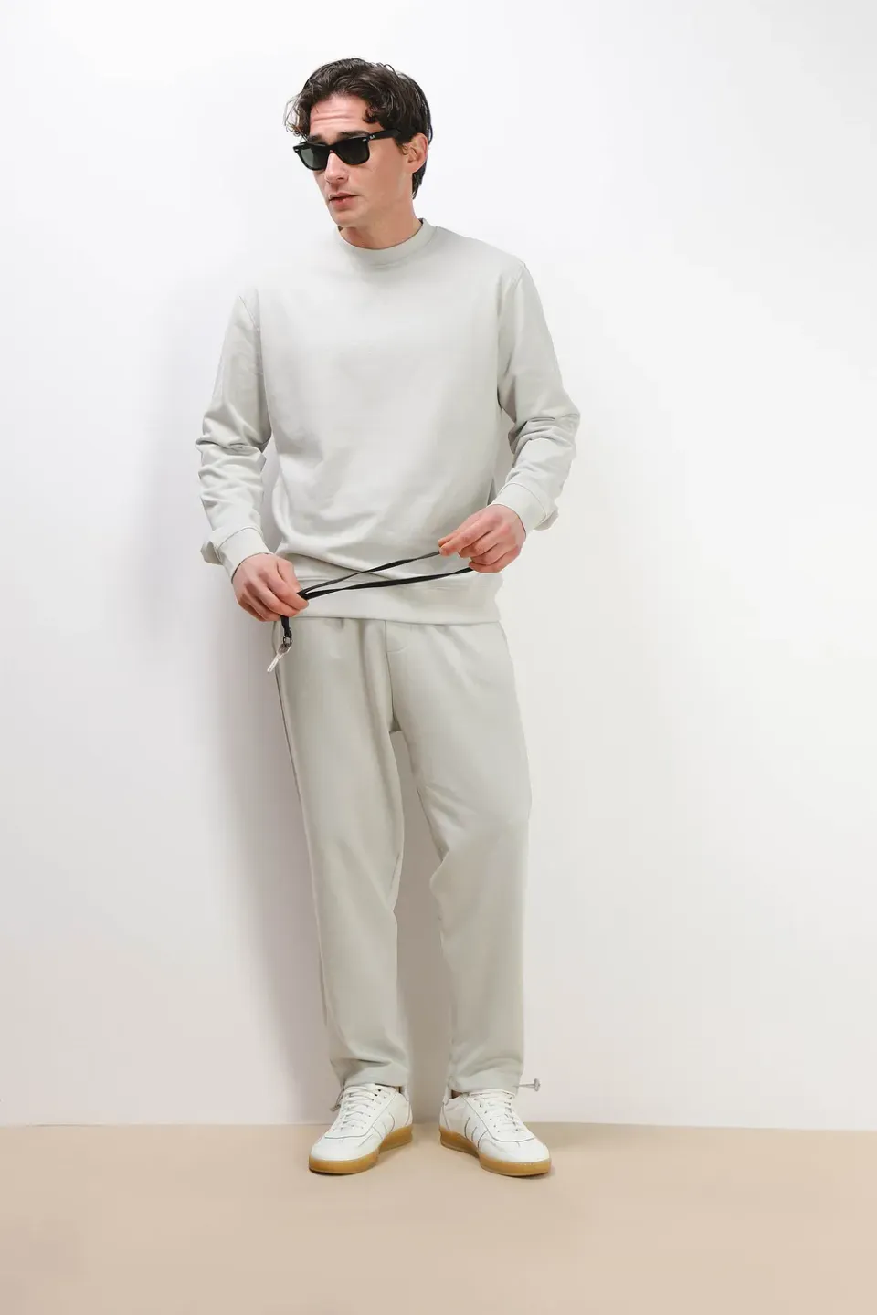 Sonny Bono Pantalone Felpa Coulisse grigio ghiaccio jogger