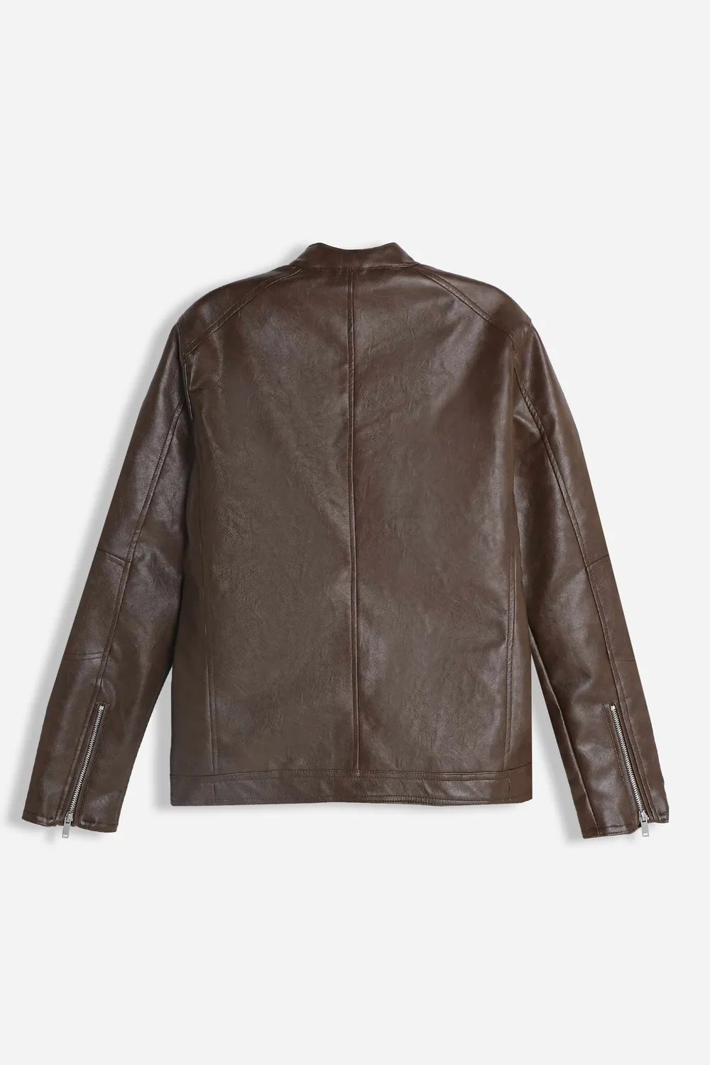 Sonny Bono Biker giubbotto effetto pelle moro