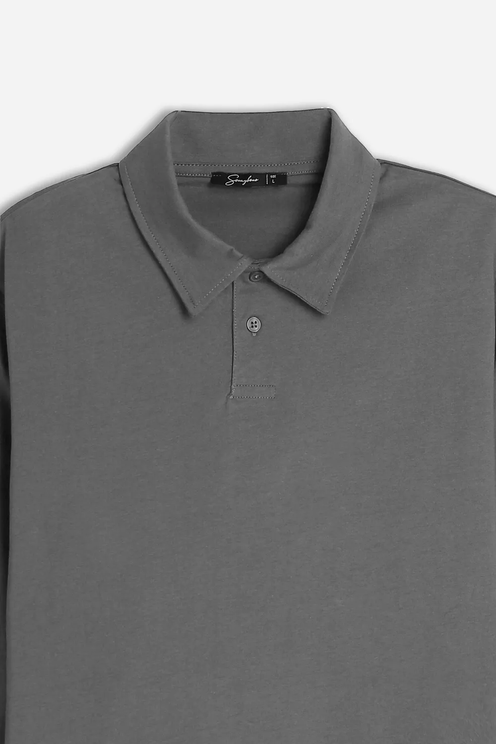 Sonny Bono ZK 08337PL Polo Manica Lunga Antracite