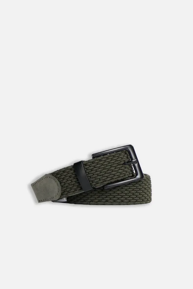 Sonny Bono Cintura Corda Elastica Verde Militare casual