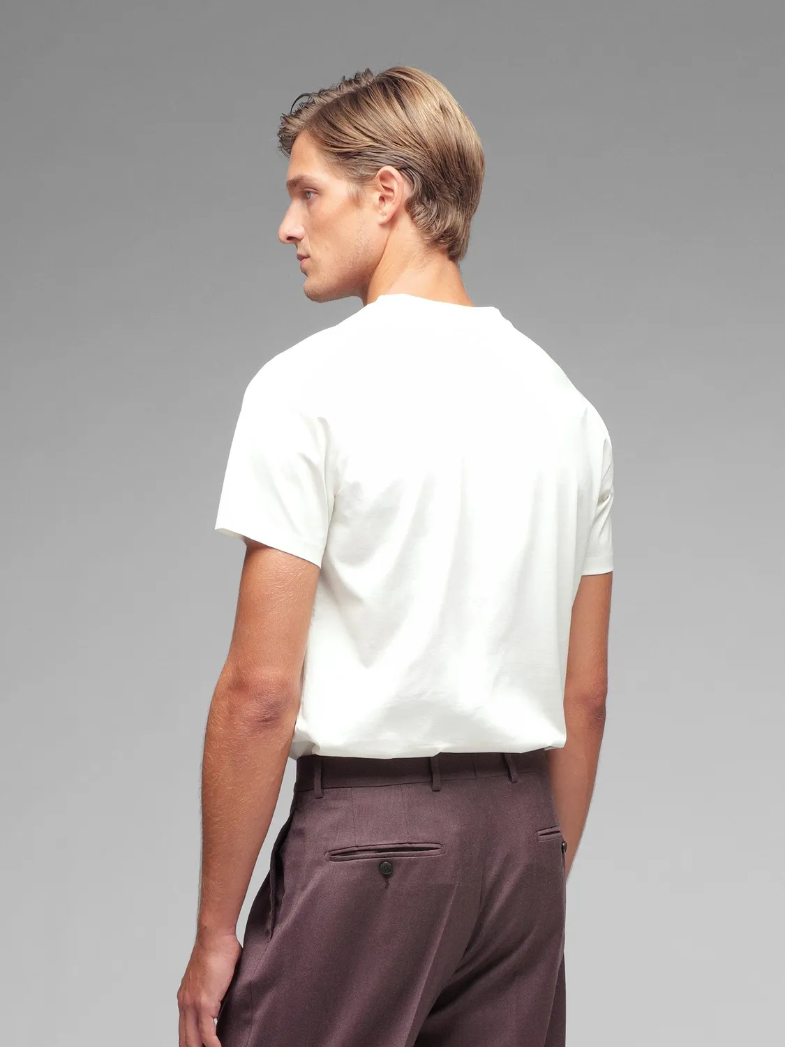 Paoloni T-shirt Jersey Cotone Bianco girocollo