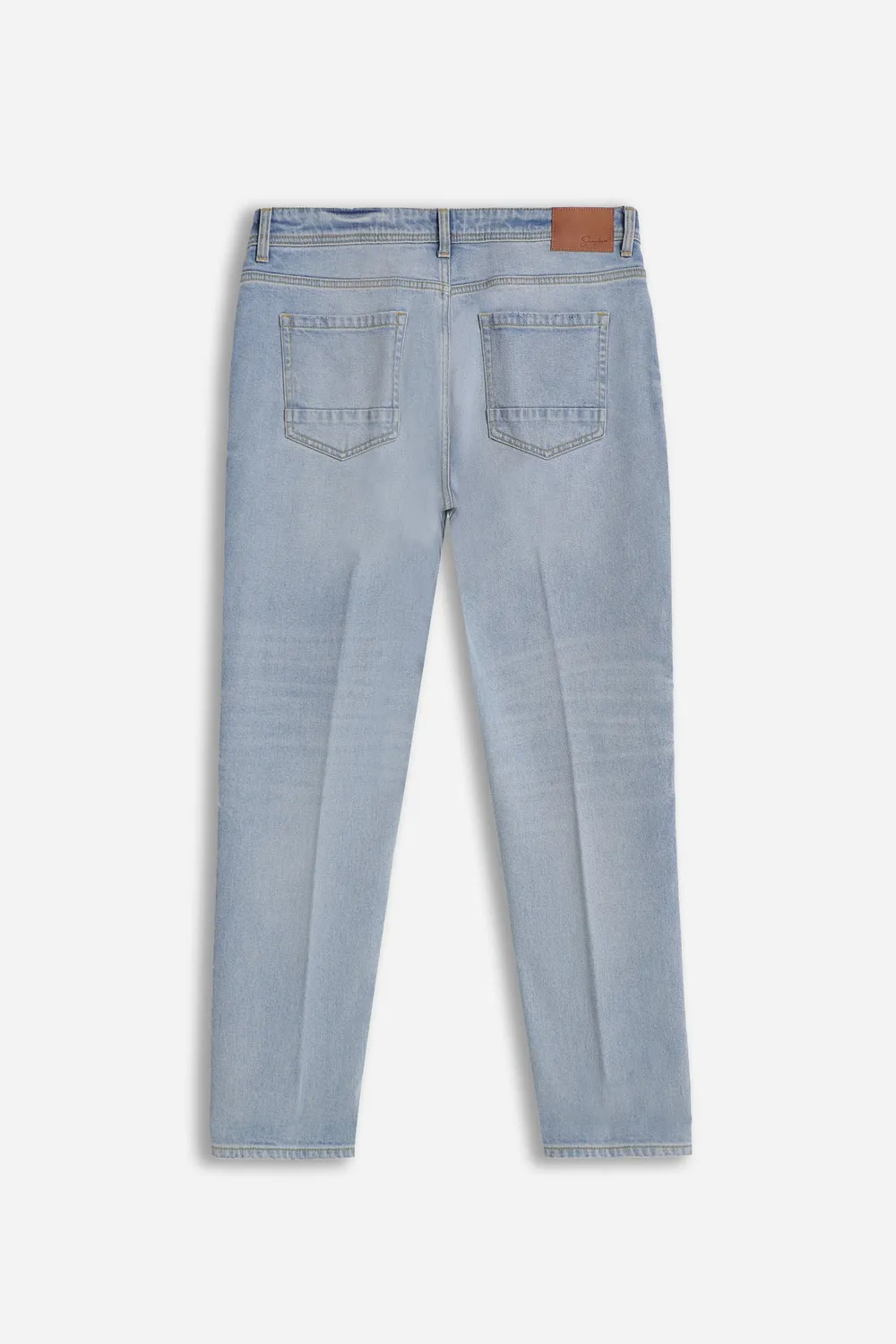 Sonny Bono Slim Cropped jeans celeste cotone elasticizzato