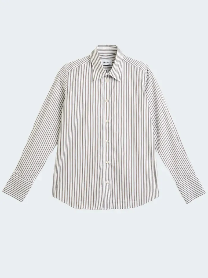 Sand Menswear 8404 Sirena camicia righe stretch fantasia