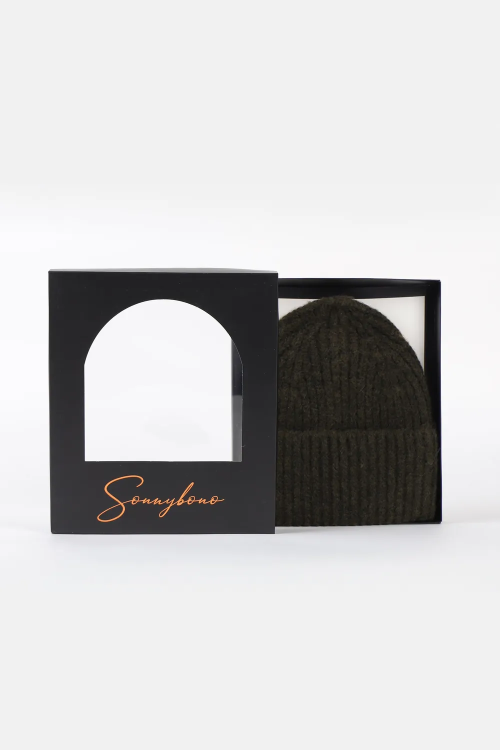 Sonny Bono cappello verde militare in scatola regalo