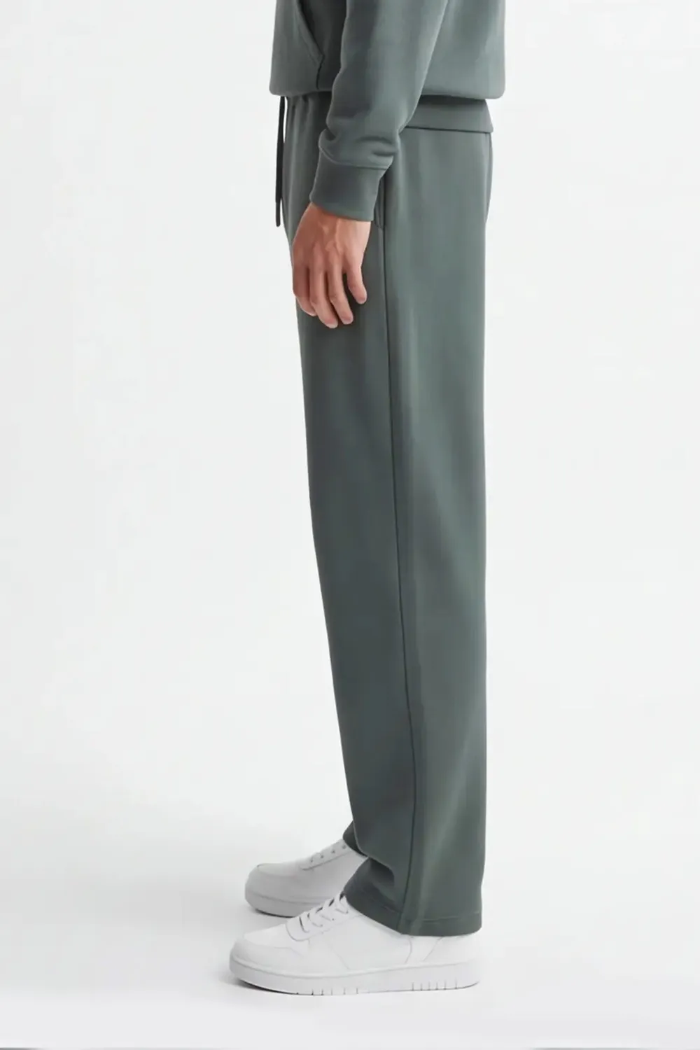 Sonny Bono Over Fit 07013P4 jogger verde bosco felpato