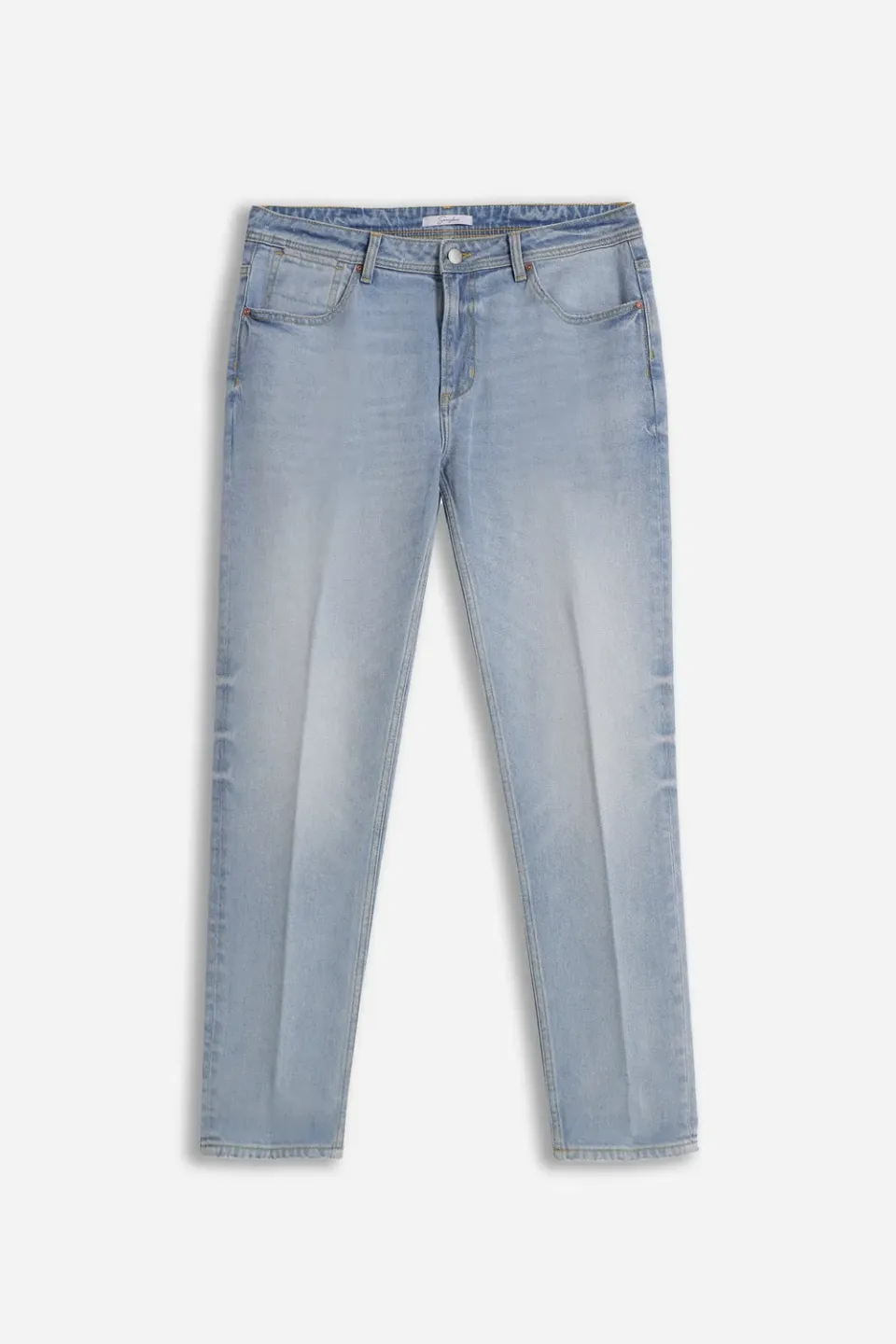 Sonny Bono Slim Cropped jeans celeste cotone elasticizzato
